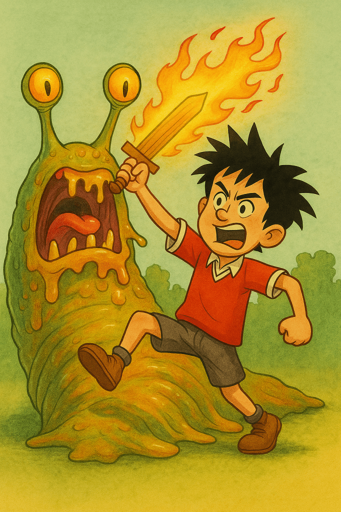 fighting the giant slug Fighting the Giant Slug