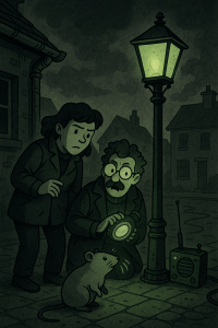 The creature sat perfectly still, its head tilted, ears twitching in time with something Breda couldn’t hear