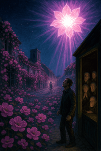 pink petal rain in tullow